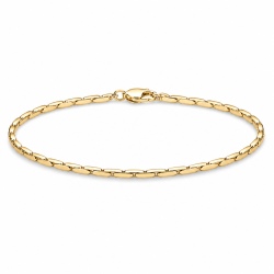 Wasserfest Armband aus vergoldetem Edelstahl  x 1,5 mm 