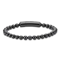 Wasserfest Onyx Armband aus Stahl