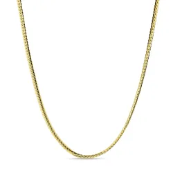 Wasserfest Halskette aus vergoldetem Edelstahl  x 3 mm 