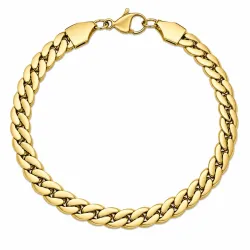 Wasserfest Armband aus vergoldetem Edelstahl  x 6,5 mm 