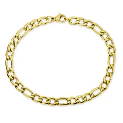 Wasserfest Armband aus vergoldetem Edelstahl  x 5,0 mm 