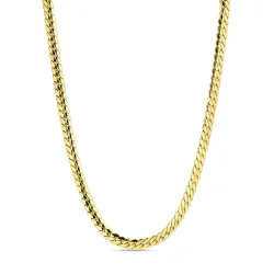 Wasserfest Halskette aus vergoldetem Edelstahl  x 6,5 mm 