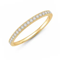 Wasserfest Zirkon Ring aus vergoldetem Edelstahl - OCEANA