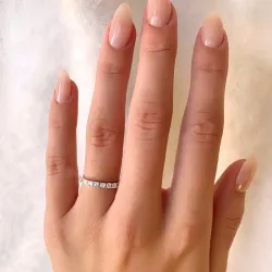 Zirkon Ring aus Silber