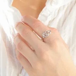 Herz Ring aus Silber