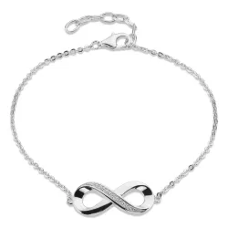 infinity Armband aus Silber