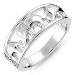 Elefant Ring aus Silber