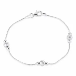 Kugelkettenarmband aus Silber 18 cm x 5,0 mm
