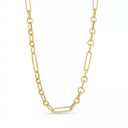 Halskette aus vergoldetem Sterlingsilber 45 cm x 5,0 mm