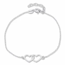 Herz Armband aus Silber und Anhänger aus Silber