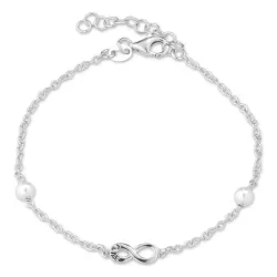 infinity Armband aus Silber und Anhänger aus Silber