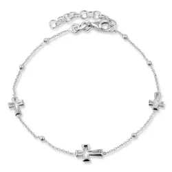Kreuz Armband aus Silber und Anhänger aus Silber