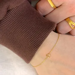 Schmetterling Armband aus vergoldetem Sterlingsilber und Anhänger aus vergoldetem Sterlingsilber