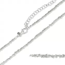 Halskette aus Silber 40 plus 5 cm x 