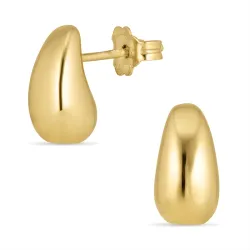 Tropfen Ohrringe in vergoldetem Sterlingsilber