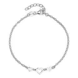 Herz Armband aus Silber