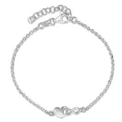 Herz Armband aus Silber