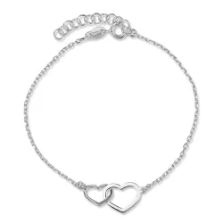 Herz Armband aus Silber
