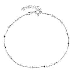 Fußkette aus Silber 24 + 3 cm x 2,6 mm