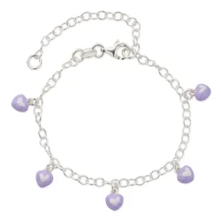 Herz Kinderarmband aus Silber - Little Ones