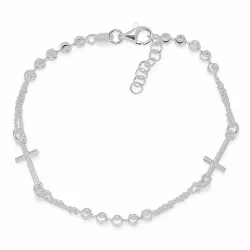 Kreuz Armband aus Silber