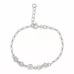 Blumen Kinderarmband aus Silber