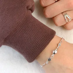Herz Armband aus Silber
