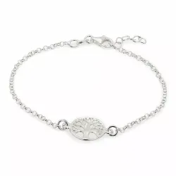 Runder Lebensbaum Armband aus Silber