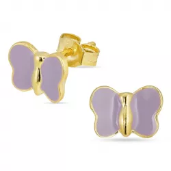 Schmetterlinge Ohrringe in vergoldetem Sterlingsilber