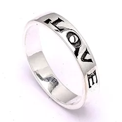 Love Ring aus Silber