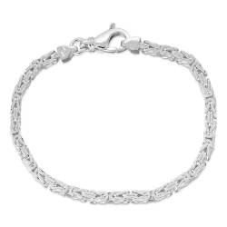 Königarmband aus Silber 18,5 cm x 3,2 mm