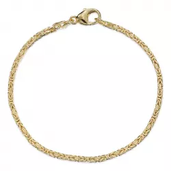 Königarmband aus 14 Karat Gold 17 cm x 1,8 mm