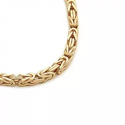 Königarmband aus 14 Karat Gold 21 cm x 4,8 mm
