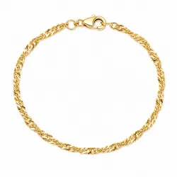 BNH Singapore Armband aus 14 Karat Gold 17 cm x 2,3 mm