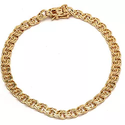 BNH Bismark-Armband aus 14 Karat Gold 17 cm x 6,1 mm