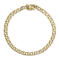 BNH Bismark-Armband aus 8 Karat Gold 18,5 cm x 4,0 mm