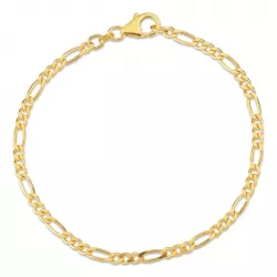 Figaroarmband aus 8 Karat Gold 18,5 cm x 2,8 mm