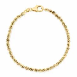 BNH cordel-Armband aus 8 Karat Gold 18,5 cm x 2,7 mm
