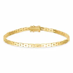 BNH Gliederarmband aus 14 Karat Gold 18,5 cm x 3,0 mm