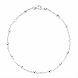 BNH Panzer Fußkette M. Kugel aus Silber 26 cm x 1,3 mm