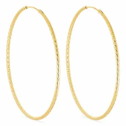 60 mm BNH Kreole in vergoldetem Sterlingsilber