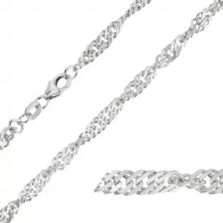 BNH Singapore Halskette aus Silber 40 cm x 3,5 mm