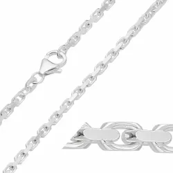 BNH Anker facet armband aus Silber 17 cm x 2,1 mm