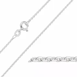 BNH Anker facet halskette aus Silber 38 cm x 1,3 mm