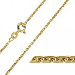 BNH Anker facet halskette aus 14 Karat Gold 50 cm x 1,4 mm