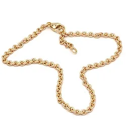 BNH Fußkette aus 14 Karat Gold 24-26 cm x 3,1 mm