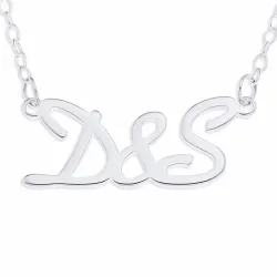 initial Namenskette mit Anhänger in Silber - My Letter