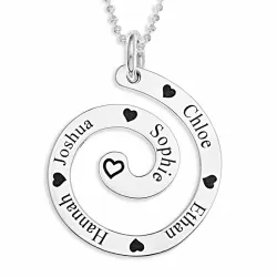 Namenskette mit Anhänger in Silber - My Letter