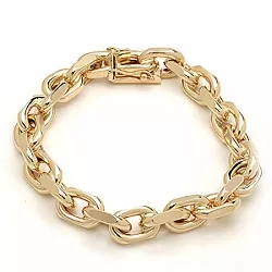 BNH Anker facet armband aus 14 Karat Gold 18,5 cm x 9,0 mm