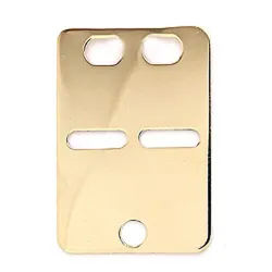 ID-Blech aus 14 Karat Gold